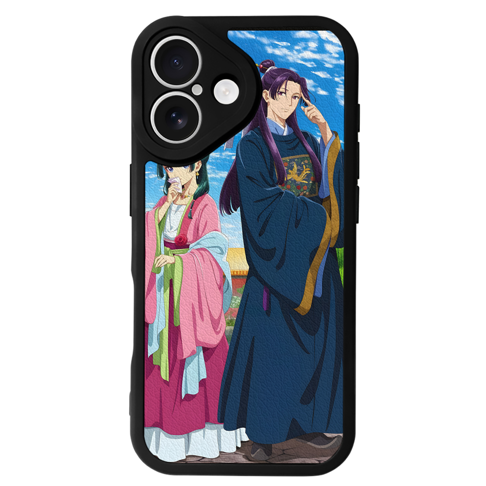 （画像用） 薬屋のひとりごと The Apothecary Diaries 【iPhone 16シリーズ対応】シリコンスマホケース（レザー調） 材質：シリコン